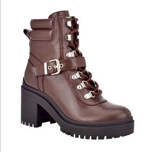 Guess ladies combat boots
